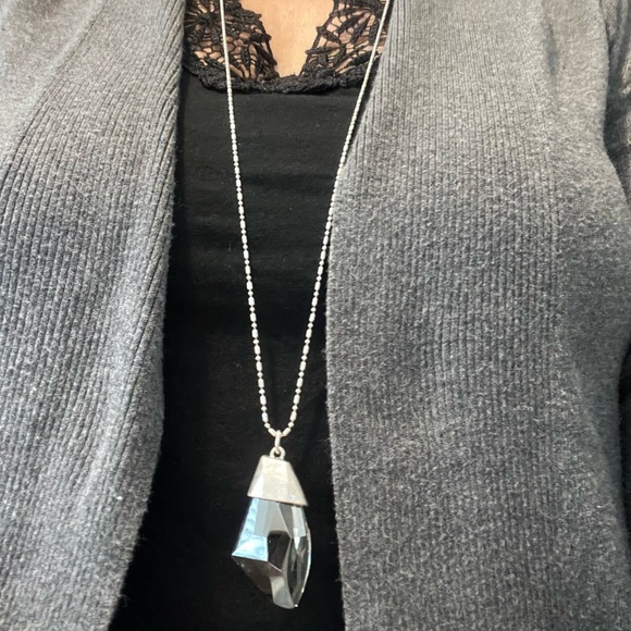 Chico’s long silver necklace - Picture 4 of 6